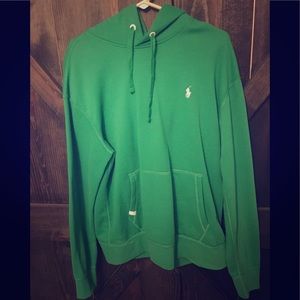 Green Polo hoodie